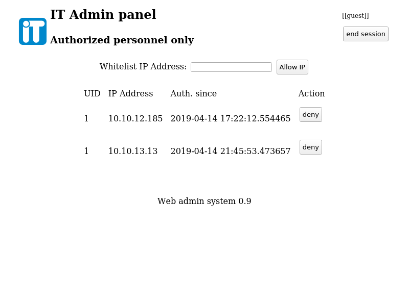 admin firewall