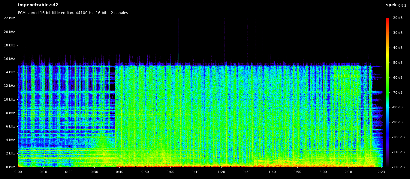 spectrogram de impenetrable via spek